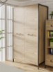 Forte Шафа 110 см Oriental Tree Дуб Bartex/Чорний, HUDS822-M524 - Home Club, зображення 2