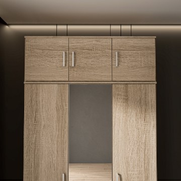Forte Накладка 125 см Niko, дуб «Сонома», NIKN83-D30F - Home Club