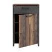 Forte Шафа для взуття 70 см із шухлядою Clif Old – Wood Vintage/Бетон, CLFD213-C748 - Home Club, зображення 3