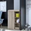 Forte Небольшой низкий открытый стеллаж высотой 30 см Winnie, дуб «Сонома», WNR43-D30 - Home Club