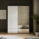Forte Шафа 150 см Sophistispace Білий / Білий глянцевий, SSQS72414-C04 - Home Club