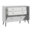 Forte Комод 125 см Harllson, белый/Uni, серый «Вольфрам», HLTK221REC-M806 - Home Club, изображение 5