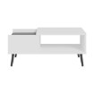 Forte Столик 106 см Harllson, білий/Uni Wolfram, сірий, CFTT5170EC-M806 - Home Club, зображення 2