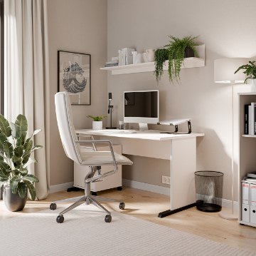 Forte Письменный стол 145 см Archbox, цвет «песочный», T2KT22-U60 - Home Club