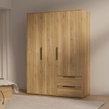 Forte Шкаф шириной 150 см с ящиками Orkney, дуб Mauvella, OKYS831-D108 - Home Club
