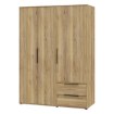 Forte Шафа 150 см з висувними ящиками Orkney, дуб Mauvella, OKYS831-D108 - Home Club, зображення 7