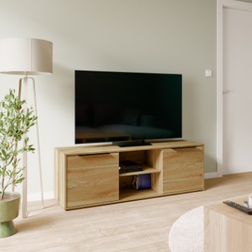 Forte Шкафчик 155 см Orkney, дуб Mauvella, OKYT131-D108 - Home Club