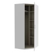 Forte Кутова шафа 90x90 см Econobox 2, біла, ECBS911-120 - Home Club, зображення 5
