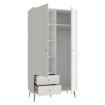 Forte Шафа 105 см Harllson, біла, HLTS721LEC-Z12A - Home Club, зображення 5