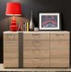 Forte Комод 150 см Locarno, дуб «Нельсон»/серый, LCRK231-N92 - Home Club