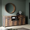 Forte Комод 186 см Clif Old – Wood Vintage/Темно-сірий бетон, CLFK242-C546 - Home Club