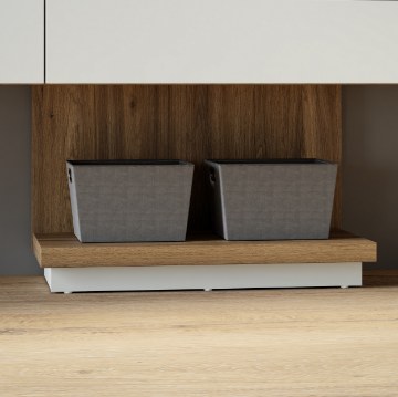 Forte Основа для вертикальної полиці 60 см Lewisville Secret Grey/Дуб Валенсія, LWSB02-M830 - Home Club