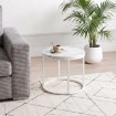 Mebel Elite Столик Agnes «Білий мармур», ME.AGNES/BM/B/L - Home Club, зображення 2