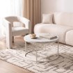 Mebel Elite Столик Agnes Max «Білий мармур», ME.MAXAGNES/BM/B/L - Home Club, зображення 2
