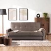 Mebel Elite Комплект із 2 розкладних диванів Aluna бежевого кольору, PPHUE.MATRIX/PAROS4/Z2/WER - Home Club, зображення 2