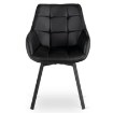 Mebel Elite Вращающееся кресло Luna, чёрная экокожа, ME.LUNA/CZ/E/K - Home Club, изображение 4