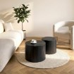 Mebel Elite Набір столиків Leila, чорний, ME.LEILA/CZ/L - Home Club, зображення 2