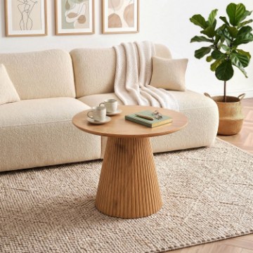 Mebel Elite Столик Rant 50 см, дуб, ME.RANT/D/L - Home Club