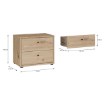 Forte Комод 55 см Archbox «Дуб Artisan», T2KK011-D78 - Home Club, изображение 8
