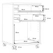 Forte Контейнер 45 см Net 106, білий, OFDC011-120 - Home Club, зображення 7