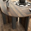 Forte Элемент 70 см Clif Old – «Винтажное дерево»/«Тёмно-серый бетон», CLFB90-C546 - Home Club