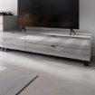 Forte Шафа 165 см Poole Сірий/Скло світло-сіре Opti, ENJT121-M534 - Home Club