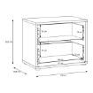 Forte Комода 55 см Archbox, пісочний, T2KK011-U60 - Home Club, зображення 9
