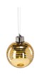 Chomik Кпл. 3 Скляні Бомби - Золоті 8 См Led, BOZ4365 - Home Club, зображення 3