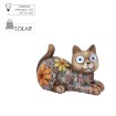 Chomik Садовая Фигурка - Кот Со Светящимися Глазами 21,5 x 13,7 x 14 См Led, GOT7959 - Home Club