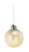 Chomik Kpl. 3 Скляні Бомби - Срібні 8 См Led, BOZ4389 - Home Club, зображення 2