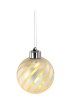 Chomik Kpl. 3 Скляні Бомби - Срібні 8 См Led, BOZ4389 - Home Club, зображення 4