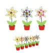 Garden Line Ветряная мельница с божьей коровкой, 9 x 15 см, набор из 3 цветов, AKI0384 - Home Club