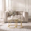 Mebel Elite Набір столиків Apulia Кашмір/Золотий, ME.APULIA/KASZ/ZL/L - Home Club, зображення 2