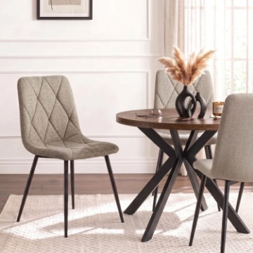 Mebel Elite Стілець Robin 2, бежевий, ME.ROBIN2/BZ/T/K - Home Club
