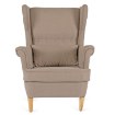 Mebel Elite Кресло для отдыха Evan 2 с подставкой для ног, бежевого цвета, ME.EVAN2/BZ/D/T/FWPD - Home Club, изображение 3