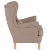 Mebel Elite Кресло для отдыха Evan 2 с подставкой для ног, бежевого цвета, ME.EVAN2/BZ/D/T/FWPD - Home Club, изображение 4