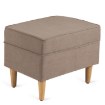 Mebel Elite Кресло для отдыха Evan 2 с подставкой для ног, бежевого цвета, ME.EVAN2/BZ/D/T/FWPD - Home Club, изображение 7