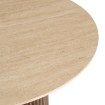 Mebel Elite Стіл Oval, розкладний, 180–220 см, травертин/горіх, ME.OVAL/TRAW/O/S - Home Club, зображення 7