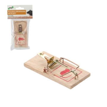 Garden Line Мишина Пастка З Дерева 9,5 x 5 См, SET3545 - Home Club