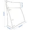 ИКЕА Подушка для спины KOMPISHÄNG, 606.287.72 - Home Club, изображение 4