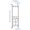 ИКЕА Вешалка на дверь KOMPISHÄNG, 706.288.04 - Home Club, изображение 5