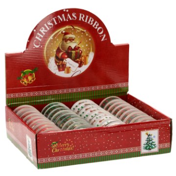 Chomik Святкова декоративна стрічка 2,5 см x 2,7 м, різні кольори, TAS4673 - Home Club