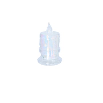 Chomik Свечка Led 4,5 x 7,5 См, Полупрозрачная, Разнообразные Узоры, LED1521 - Home Club
