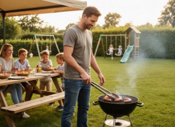 BBQ Meeting Щипці для гриля з нержавіючої сталі 34 см, BBQ0704 - Home Club
