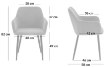 Kontrasto Kt206 Стілець Lotta Sztr Сірий Dw Kkk, 5.90 90299 - Home Club, зображення 7
