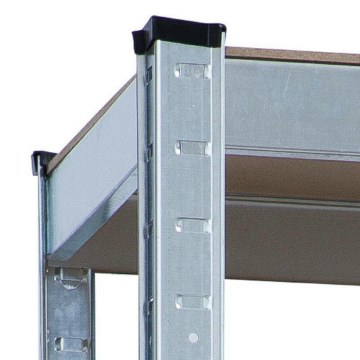 Kontrasto Hd5000/150 Металлическая стеллаж 180x90x40, чёрный, Dw, Meb000635 - Home Club