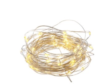 Chomik Световая Гирлянда Декоративная Проводная На Батареях С 20 Светодиодами, LED2636 - Home Club
