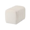 BackHome Living Декоративный Пуф 60 x 36 x 41 См, Белый, PHO3799 - Home Club, изображение 2