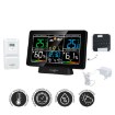 BackHome Living Метеостанция Rcc С Сетевым И Аккумуляторным Питанием, 20 × 4 × 13,5 См, Черная, STP6014 - Home Club, изображение 4