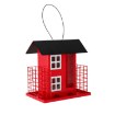 Garden Line Кормушка для птиц в виде домика, подвешиваемая на шарике, с металлическим контейнером для семян, 23,5 × 15 × 24 см, EDA8919 - Home Club